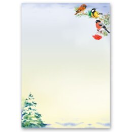 Motif Letter Paper! WINTER TIME 50 sheets DIN A4 Animals,...