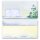 Envelopes WINTER TIME in standard DIN long format (with window) 10 envelopes Seasons - Winter, Winter, Paper-Media