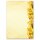 50 fogli di carta da lettera decorati ORCHIDEE GIALLE DIN A5 Fiori & Petali, Motivo Fiori, Paper-Media