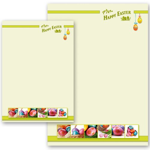 Motif Letter Paper HAPPY EASTER