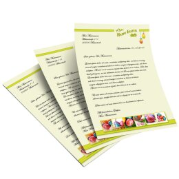 Motif Letter Paper! HAPPY EASTER - EN 50 sheets DIN A5