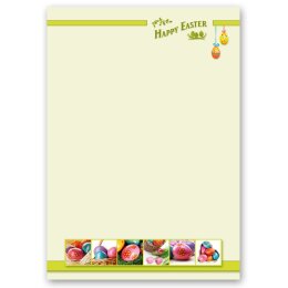 Motiv-Briefpapier-Sets Ostern, HAPPY EASTER Briefpapier Set, 200 tlg. - DIN A4 & DIN LANG im Set. | Online bestellen! | Paper-Media