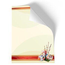 Briefpapier - Motiv OSTERLAMM | Ostern | Hochwertiges DIN A5 Briefpapier - 50 Blatt | 90 g/m² | einseitig bedruckt | Online bestellen!