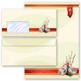 40-pc. Complete Motif Letter Paper-Set EASTER LAMB Easter, Easter motif, Paper-Media