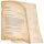 VINTAGE Briefpapier Carta Motif ELEGANT 20 fogli di cancelleria Paper-Media A4E-4030-20