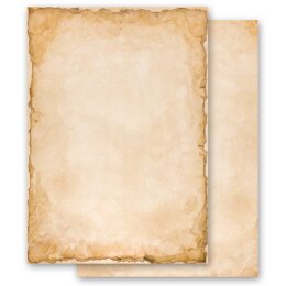 Papel de carta VINTAGE - 50 Hojas formato DIN A5 Antiguo & Historia, Papel motif, Paper-Media