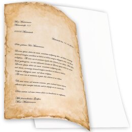 20 fogli di carta da lettera decorati Antico & Storia VINTAGE DIN A4 - Paper-Media