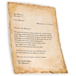 Motif Letter Paper! VINTAGE 50 sheets DIN A5