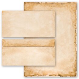 100-pc. Complete Motif Letter Paper-Set VINTAGE Antique & History, Old Paper History, Paper-Media