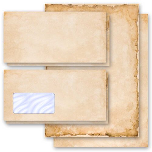 Papier à lettres et enveloppes Sets VINTAGE Antique & Histoire, Style, Paper-Media