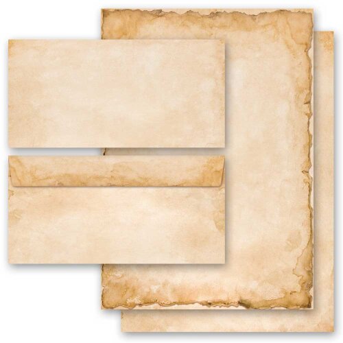 Motiv-Briefpapier Set VINTAGE - 20-tlg. DL (ohne Fenster) Antik & History, Design, Paper-Media