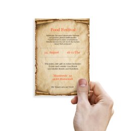 Briefpapier OLD STYLE - DIN A6 Format 100 Blatt