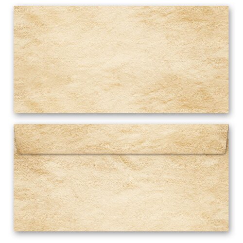 Motif envelopes Antique & History, OLD STYLE 10 envelopes (windowless) - DIN LONG (220x110 mm) | Self-adhesive | Order online! | Paper-Media