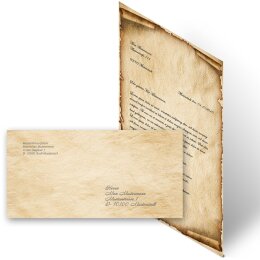 Briefpapier Set OLD STYLE - 20-tlg. DL (ohne Fenster)