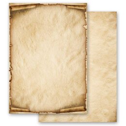 20 fogli di carta da lettera decorati OLD STYLE DIN A4 Antico & Storia, Mappa del tesoro, Paper-Media