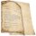 OLD STYLE Briefpapier Carte au trésor ELEGANT 50 feuilles de papeterie, DIN A4 (210x297 mm), A4E-4031-50