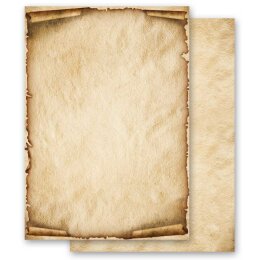 50 fogli di carta da lettera decorati OLD STYLE DIN A5 Antico & Storia, Mappa del tesoro, Paper-Media