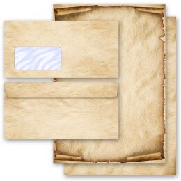 Motiv-Briefpapier Set OLD STYLE - 100-tlg. DL (mit Fenster) Antik & History, Nostalgie, Paper-Media