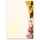 Briefpapier BUNTE TULPEN - DIN A5 Format 50 Blatt Blumen & Blüten, Blumenmotiv, Paper-Media