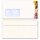 10 patterned envelopes COLORFUL TULIPS in standard DIN long format (with windows) Flowers & Petals, Spring, Paper-Media
