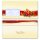 10 patterned envelopes PEACEFUL CHRISTMAS in standard DIN long format (with windows) Christmas, Christmas envelopes, Paper-Media
