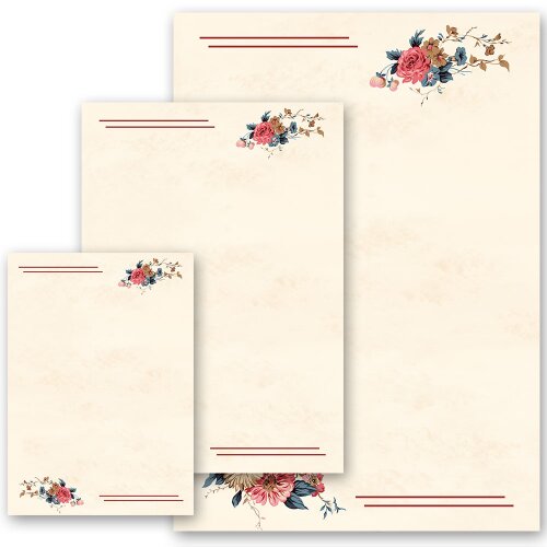 Motif Letter Paper! FLOWER MAIL Flowers & Petals, Flowers motif, Paper-Media