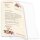20 fogli di carta da lettera decorati Fiori & Petali POSTA FLOREALE DIN A4 - Paper-Media