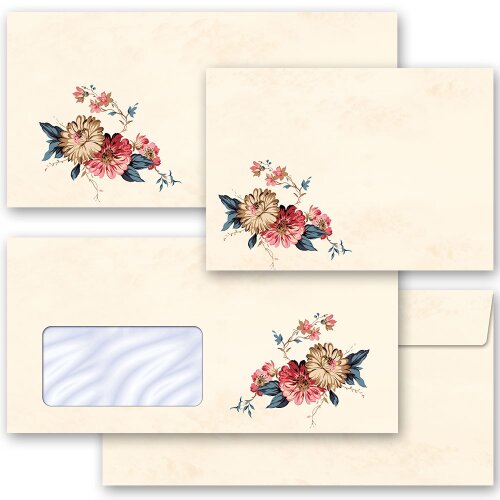 Enveloppes à motifs COURRIER FLEUR Fleurs & Pétales, Motif de fleurs, Paper-Media