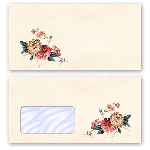 Motif envelopes! FLOWER MAIL