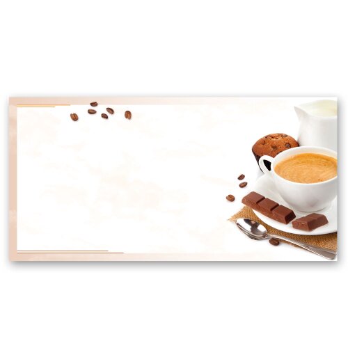 CAFÉ CON LECHE Briefpapier Cumpleaños CLASSIC 100 hojas de papelería, DIN LANG (105x210 mm), DLC-8345-100