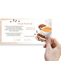 COFFEE WITH MILK Briefpapier Birthday CLASSIC 100 sheets, DIN LONG (105x210 mm), DLC-8345-100