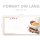 Briefpapier - Motiv KAFFEE MIT MILCH | Essen & Trinken | Hochwertiges DIN LANG Briefpapier - 100 Blatt | 90 g/m² | einseitig bedruckt | Online bestellen!