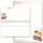 20-pc. Complete Motif Letter Paper-Set COFFEE WITH MILK Food & Drinks, Invitation, Paper-Media