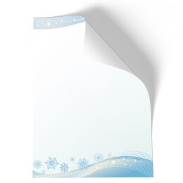 Motif Letter Paper! SNOWFLAKES 250 sheets DIN A4
