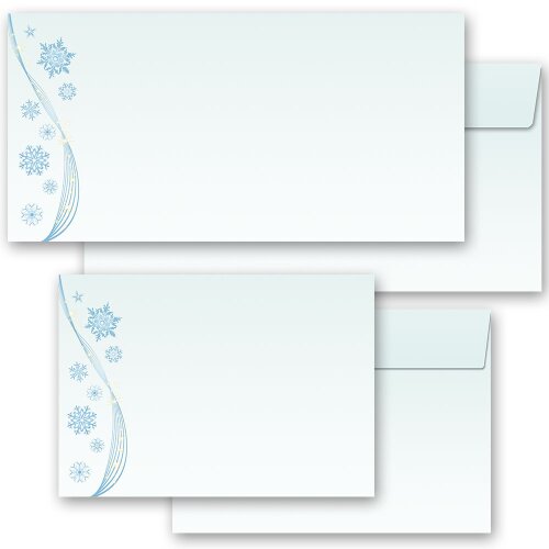 High-quality envelopes SNOWFLAKES