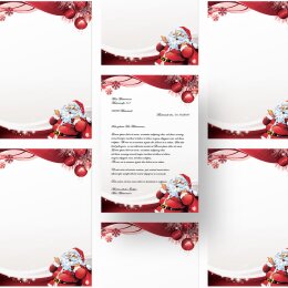 Motif Letter Paper! LETTER TO SANTA CLAUS 20 sheets DIN A4