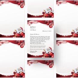 Motif Letter Paper! LETTER TO SANTA CLAUS 50 sheets DIN A4