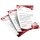 Briefpapier BRIEF AN DEN WEIHNACHTSMANN - DIN A5 Format 100 Blatt