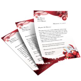 Motif Letter Paper! LETTER TO SANTA CLAUS 250 sheets DIN A5