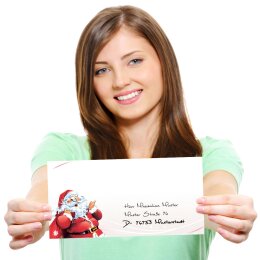 40-pc. Complete Motif Letter Paper-Set LETTER TO SANTA CLAUS