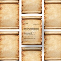 Motif Letter Paper! PARCHMENT 50 sheets DIN A4
