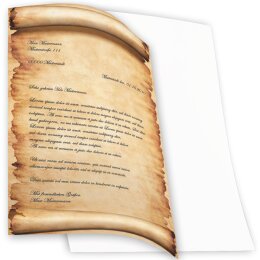 Briefpapier PERGAMENT - DIN A4 Format 100 Blatt