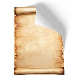 Stationery-Motif PARCHMENT | Antique & History | High quality Stationery DIN A6 - 100 Sheets | 90 g/m² | Printed on one side | Order online! | Paper-Media