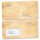 Enveloppes de motif Antique & Histoire, PARCHEMIN 10 enveloppes (avec fenêtre) - DIN LANG (220x110 mm) | Auto-adhésif | Commander en ligne! | Paper-Media
