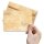 PERGAMENT Briefumschläge Altes Papier Old Style CLASSIC 10 Briefumschläge, DIN C6 (162x114 mm), C6-8348-10