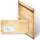 200-pc. Complete Motif Letter Paper-Set PARCHMENT