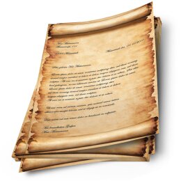 Motif Letter Paper! PARCHMENT