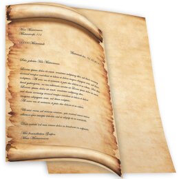 PARCHEMIN Briefpapier Invitation ELEGANT 20 feuilles de papeterie, DIN A4 (210x297 mm), A4E-4032-20