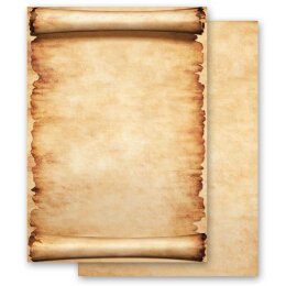 100 fogli di carta da lettera decorati PERGAMENA DIN A5 Antico & Storia, Certificato, Paper-Media