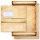40-pc. Complete Motif Letter Paper-Set PARCHMENT Antique & History, Invitation, Paper-Media